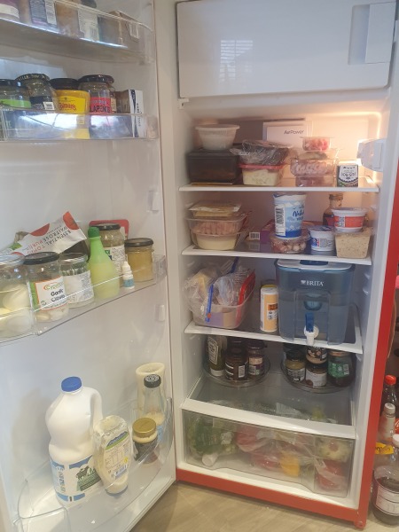 To ask you to show me your fridge?