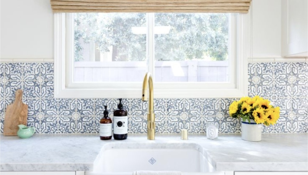 Moroccan/ patterned tiles?