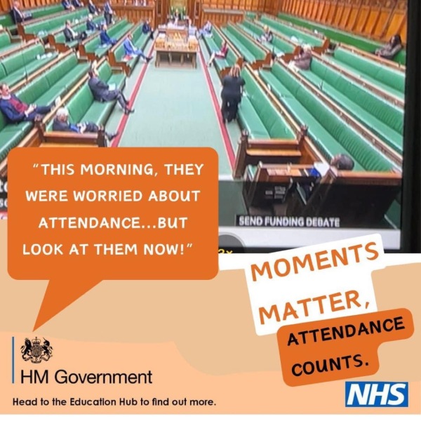 To hate this ad from the Department of education about school attendance?