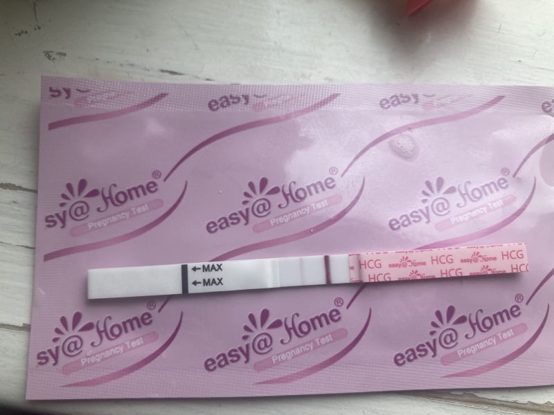 Is this a chemical? Lines darker in afternoon and nearly negative in morning