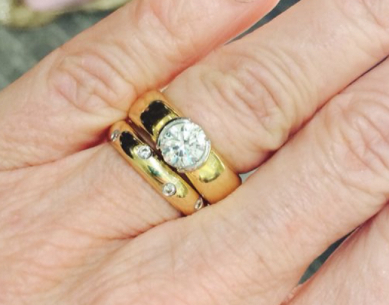 Does this ring look good on me? Tiffany Etoile "engagement" ring