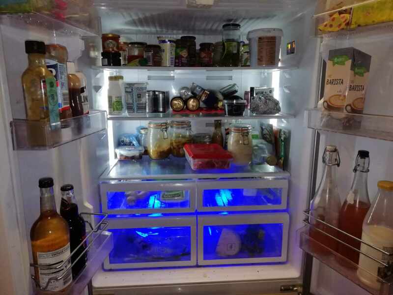 To ask you to show me your fridge?