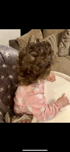 Is this curly hair on my toddler