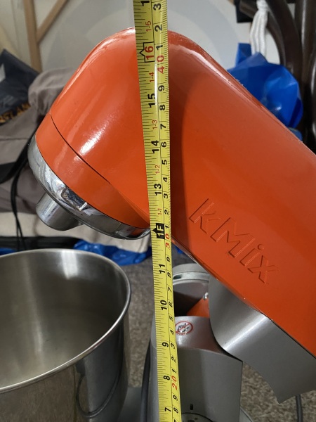 Kenwood K Mixer Dimensions (Kenwood don't know!)