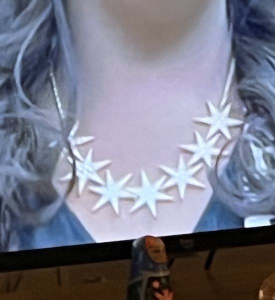Alison Hammond star necklace, New Year Bake off