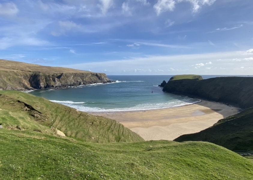 To ask you to show me your beautiful parts of the country