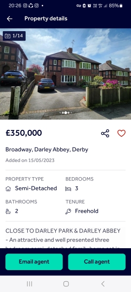 Where in Derby area?