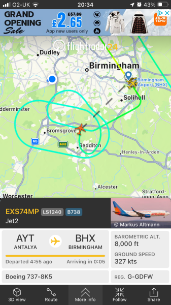 New Flight Radar thread - it's windy tonight