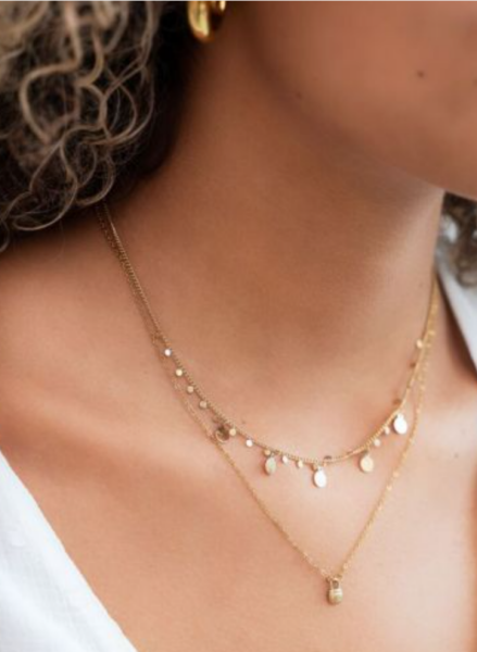 I want to make myself extremely fashionable by adding jewellery. What should I add?