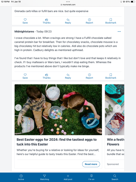 Ads on Mumsnet Premium