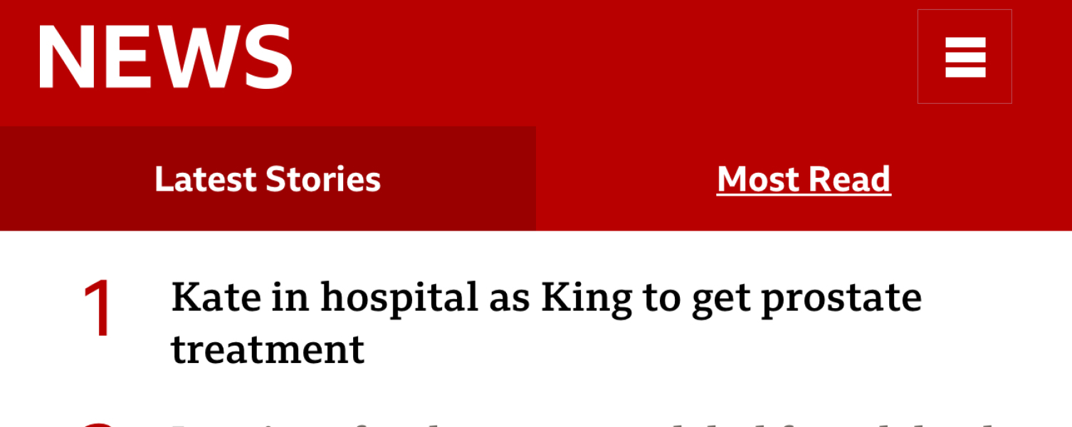 Maybe ‘and’ instead of ‘as’ BBC headline