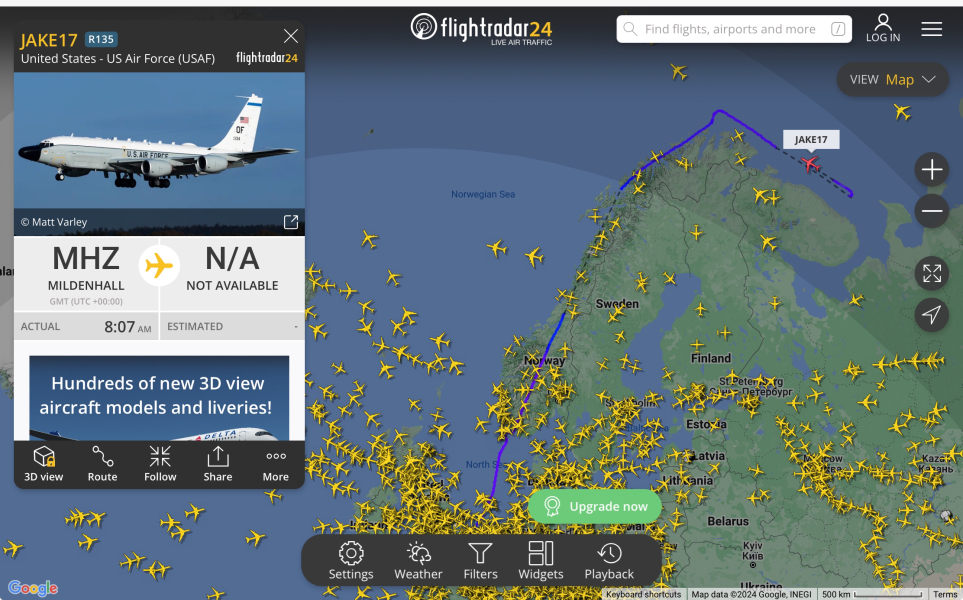 Flightradar Storm Isha part 2