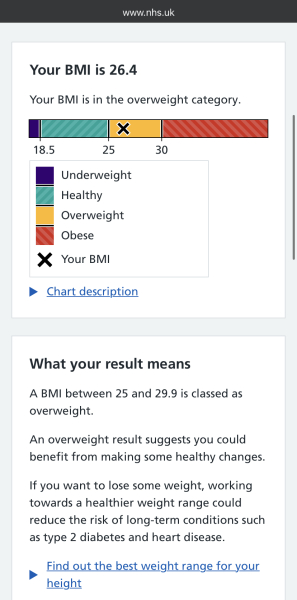 AIBU to think that guideline ‘suggested calories per day’ should be reduce