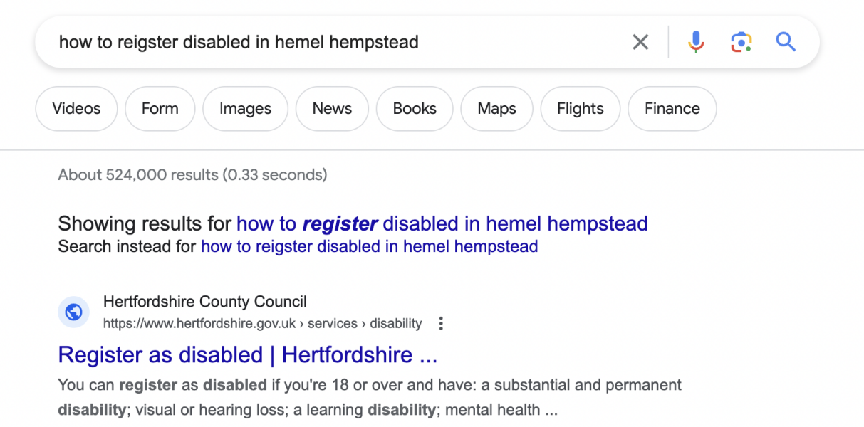For finding the term "registered disabled" annoying?