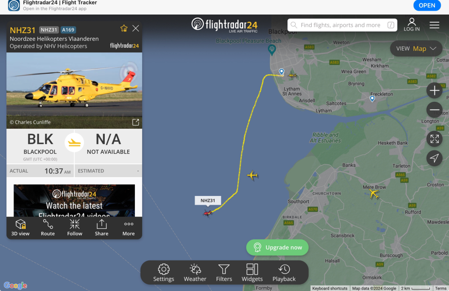 Flightradar Storm Isha part 2