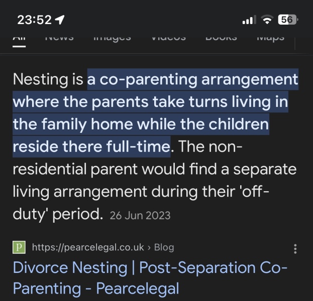 To not want to do ‘nesting’