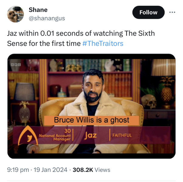 The S2 UK TRAITORS FINALE - Tonight at 9pm