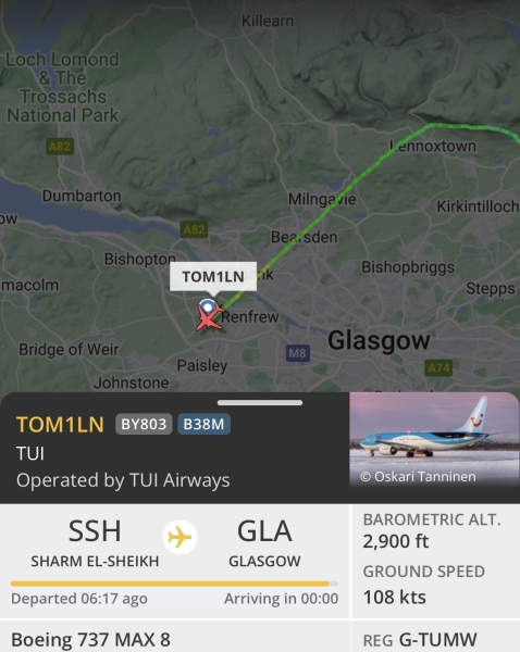 Flight Radar Storm Isha