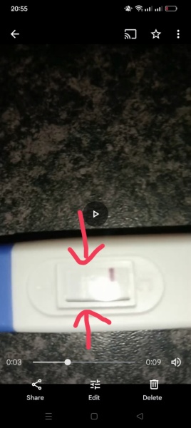 White second line on pregnancy test?
