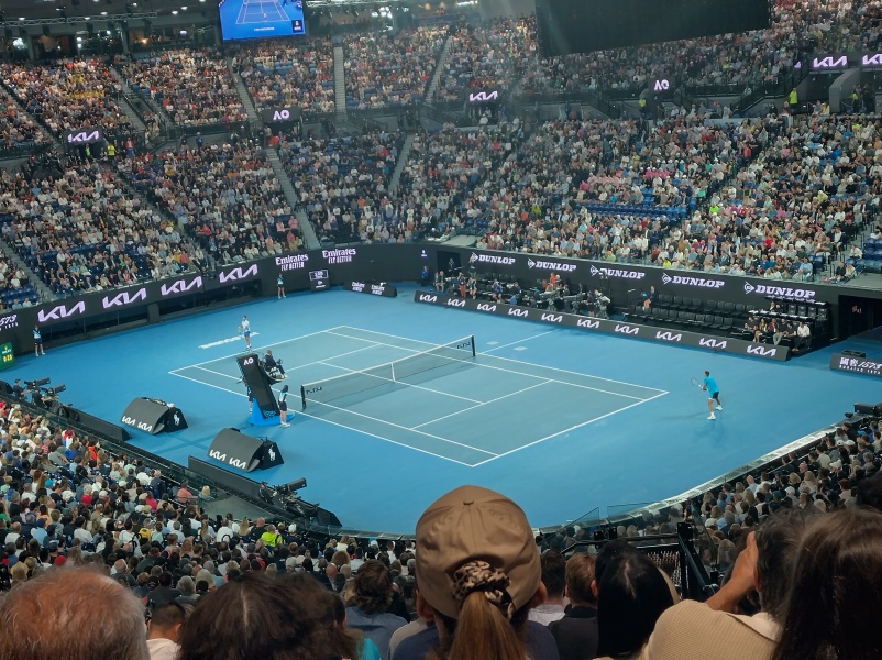 TENNIS: Never mind the snow, make like a seagull and catch some rays at the AO