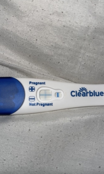 Positive pregnancy test followed by 2 negative