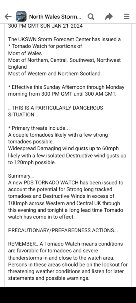 Storm Isha - named by the Met Office.
