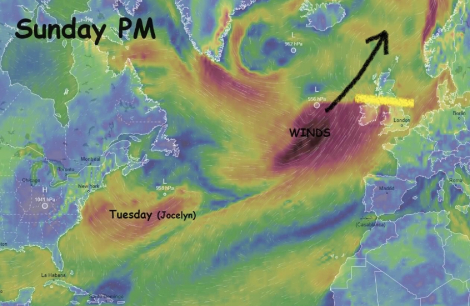 Storm Isha - named by the Met Office.