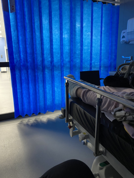 Hand hold while I wait for ambulance for daughter