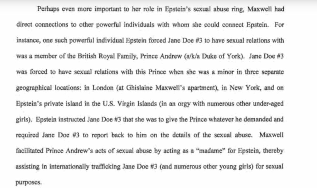 The Epstein list has been released