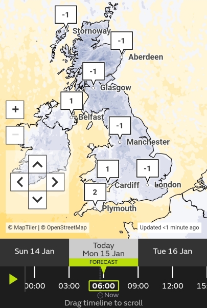 Heating overnight