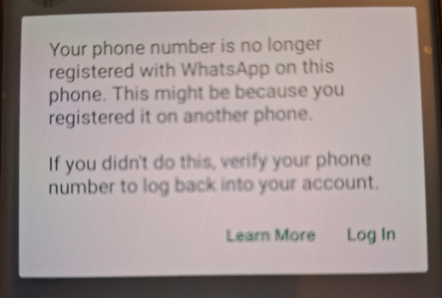 To ask about WhatsApp messages?