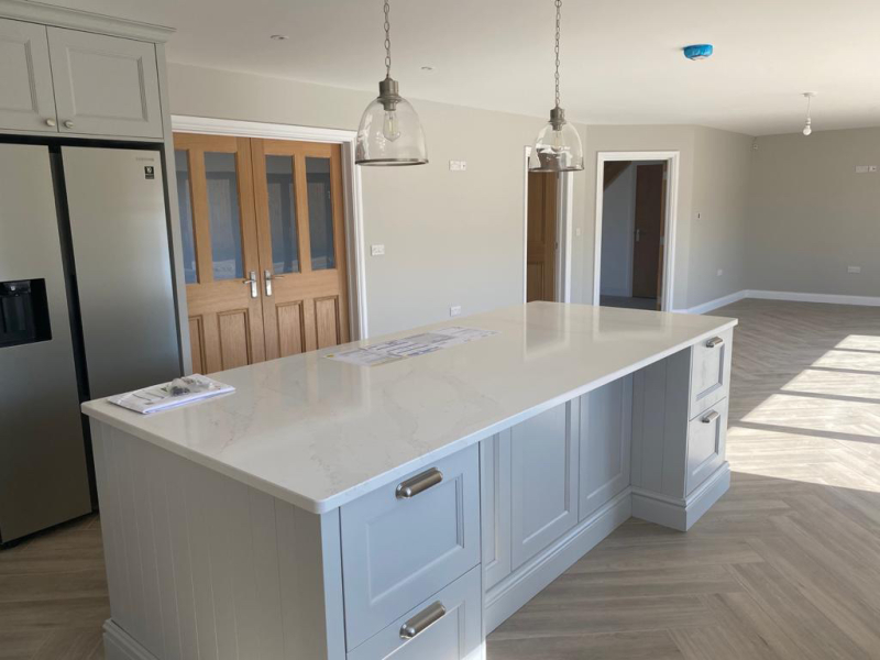 Kitchen Island and no dining table