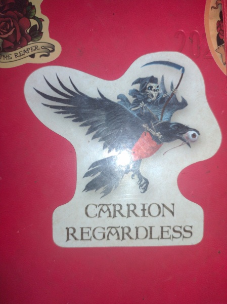 To be scared that I’m still marked by the crows?