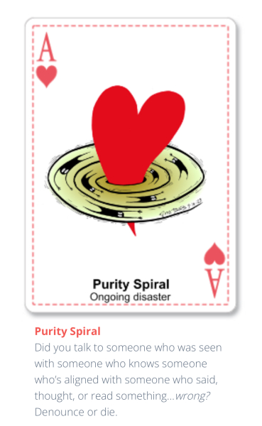 Jane Clare Jones on purity spirals