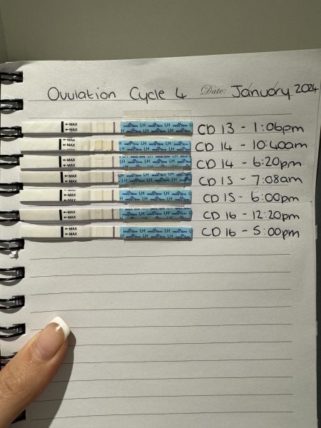 Late positive OPK