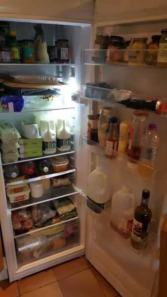 To ask you to show me your fridge?