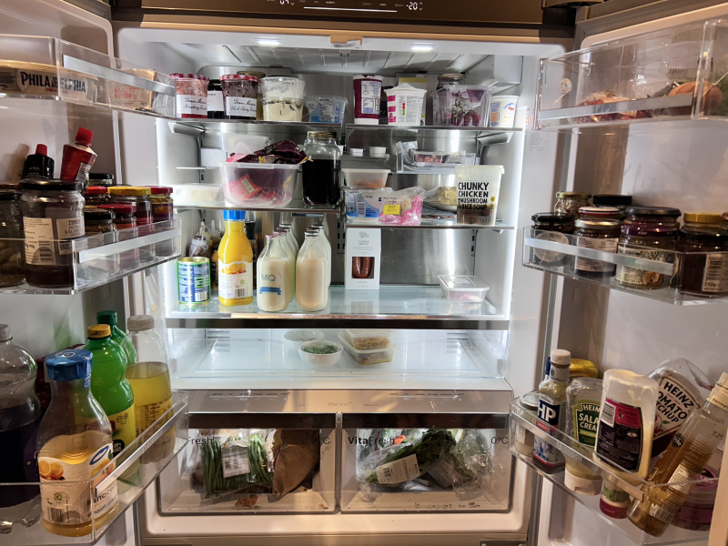 To ask you to show me your fridge?