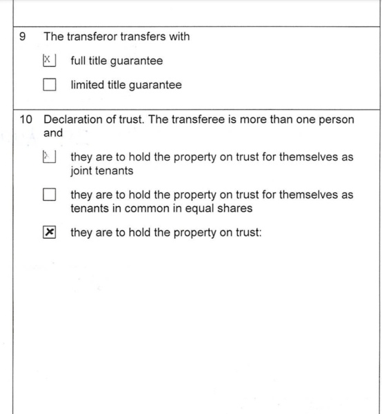 Forcing the sale of the FMH when shares are unclear