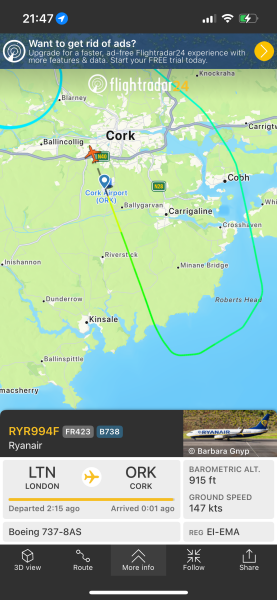 New Flight Radar thread - it's windy tonight