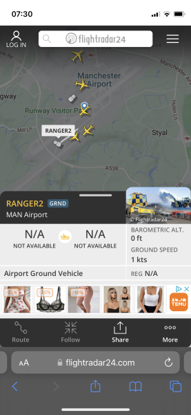 Flightradar Storm Isha part 2