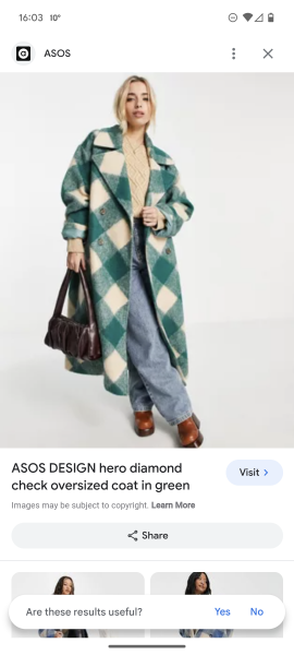 Recognise this plaid coat?