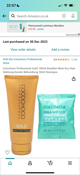 Answr at home Keratin treatment