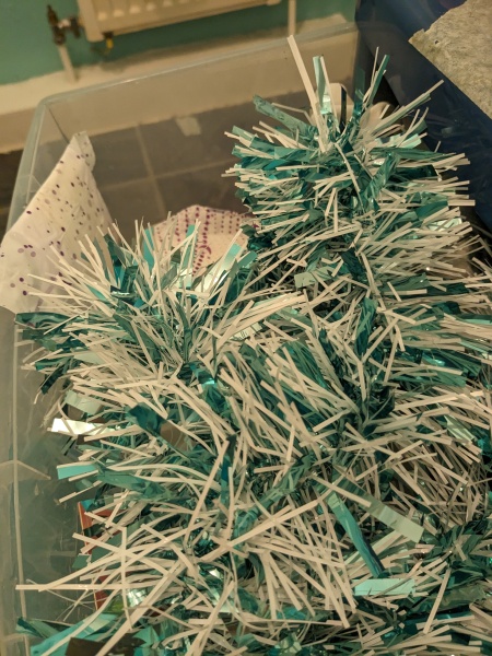 Suddenly noticed the absence of tinsel!