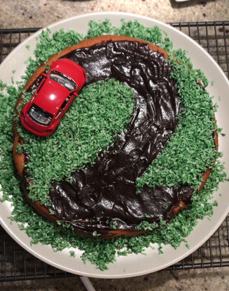 Any ideas how to make this cake look edible?