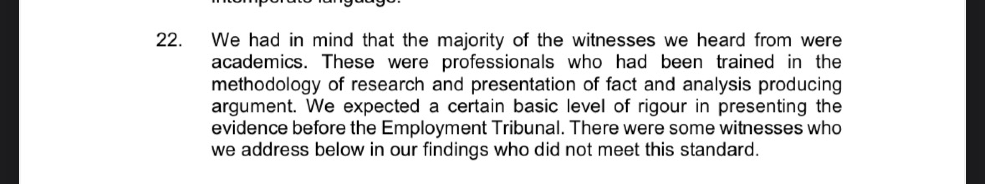 Another GC employment tribunal: Roz Adams vs Edinburgh Rape Crisis Centre #3