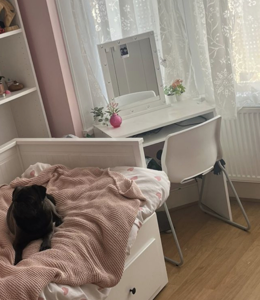 Does anyone have a vanity area? If so, pic please?