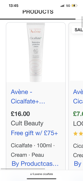 Moisturiser for acne