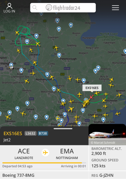 New Flight Radar thread - it's windy tonight