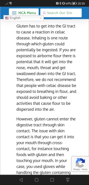 To insist on sending gluten free flour for DS's food tech lesson