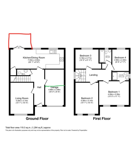 Add a utility in the garage or a small extension on the kitchen diner